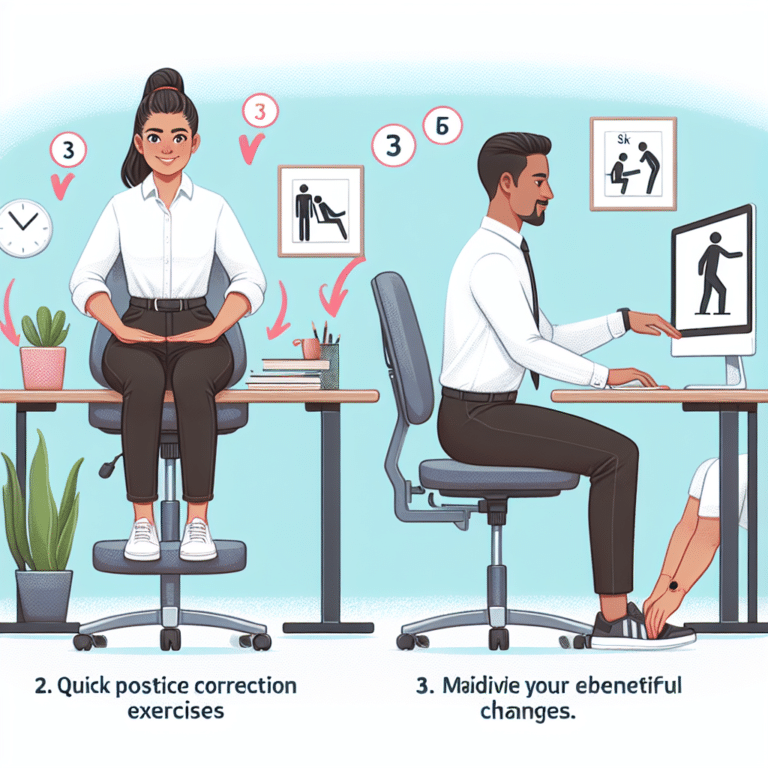 Quick Posture Fixes for Small Desks