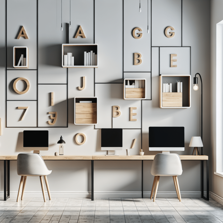 Wall-Mounted Desks: Save Floor Space