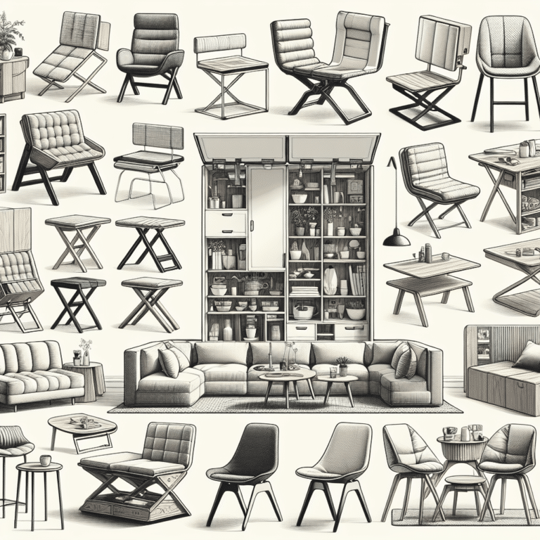 Multi-Purpose Seating for Tiny Rooms