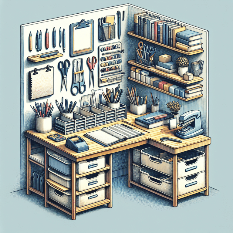 How to Organize a Desk in Limited Space