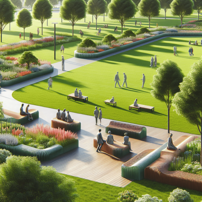 Ergonomic Benches for Shared Spaces