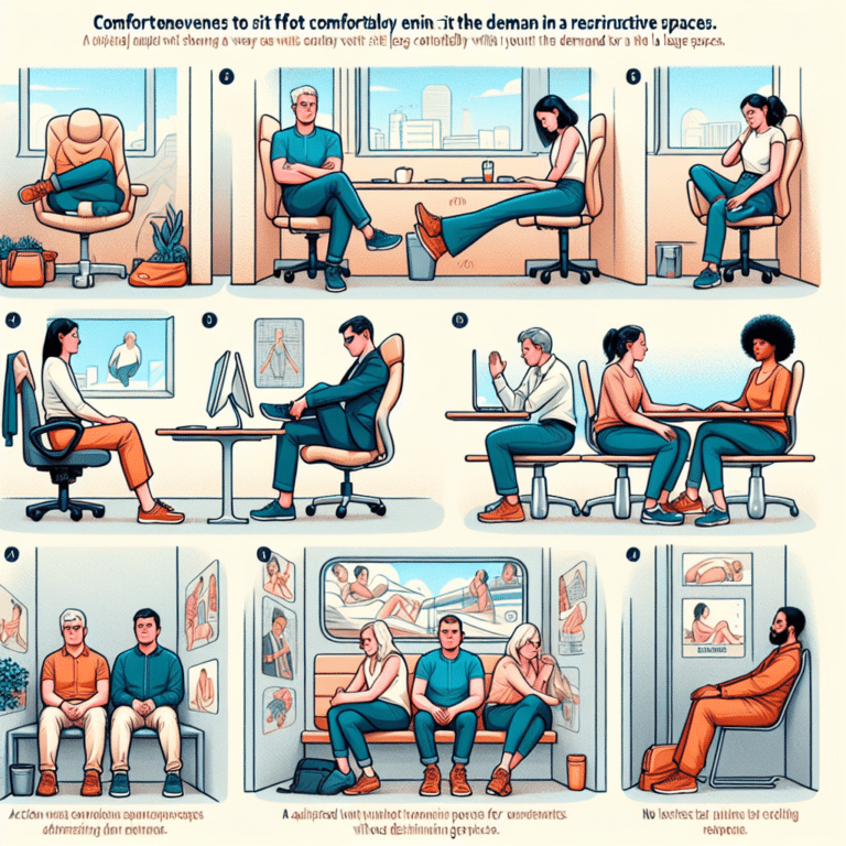 Tips for Sitting Comfortably Without Space