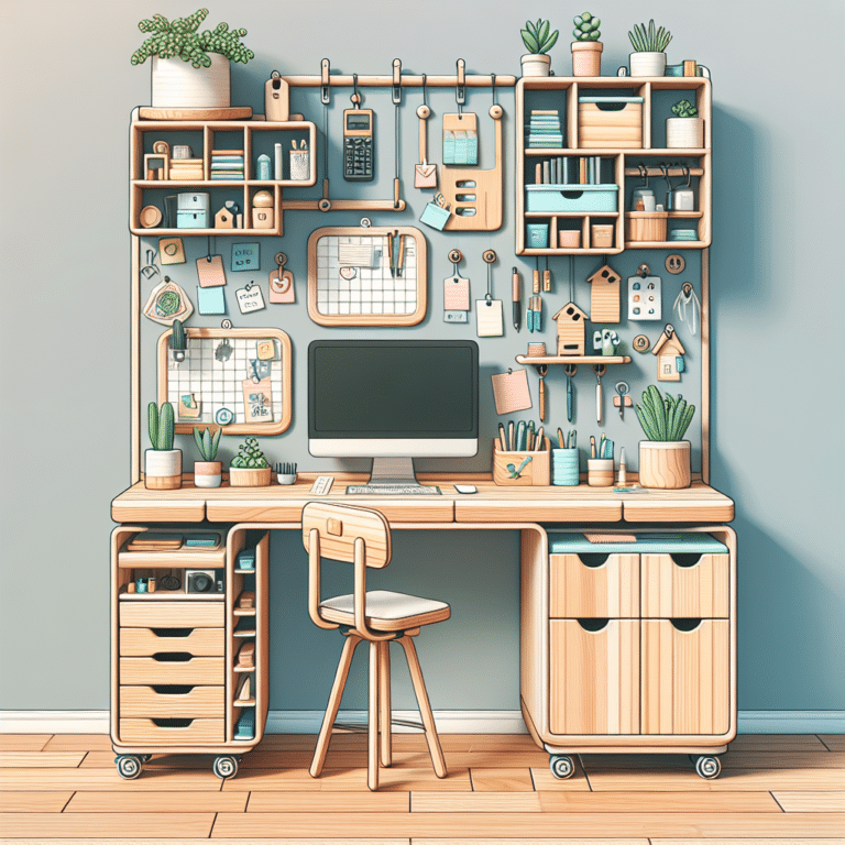 DIY Solutions for Organizing Tiny Desks