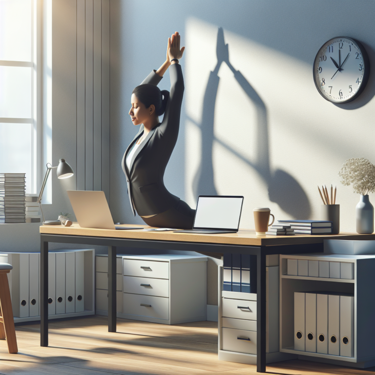 Desk Yoga for Compact Workspaces
