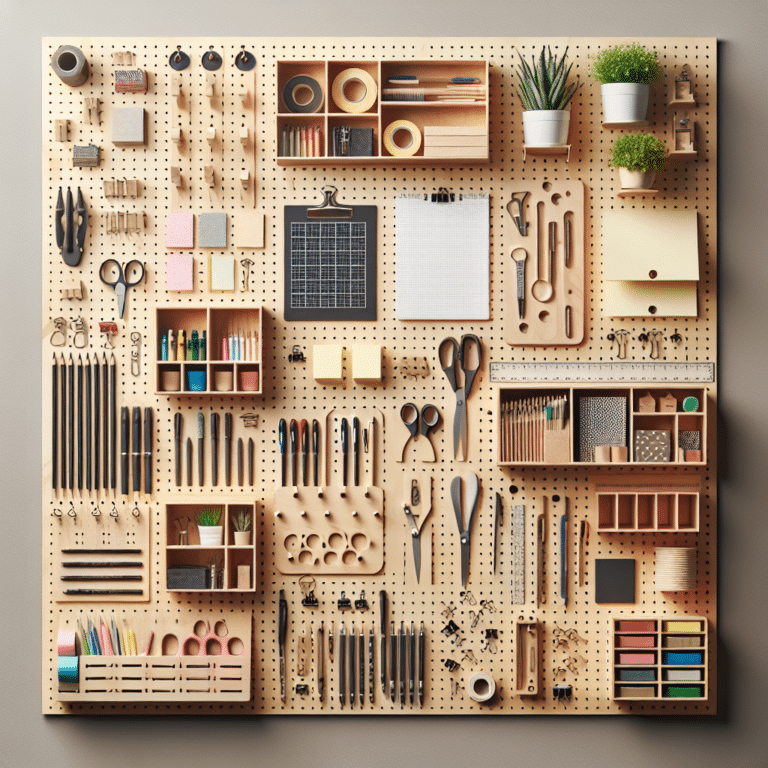  "Inspiring DIY Pegboard Desk Organizer Ideas