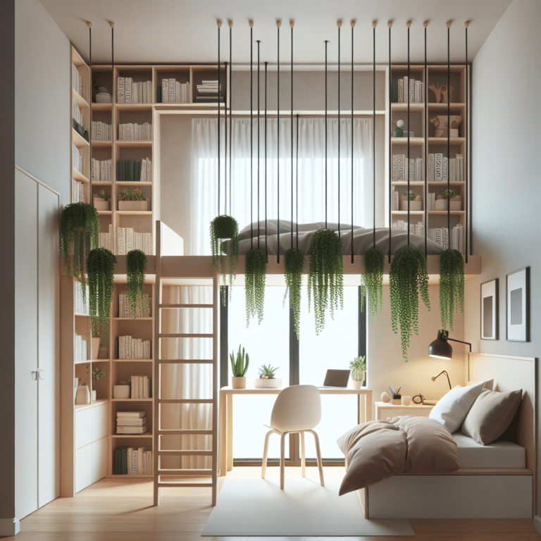 Using Vertical Space in Small Rooms