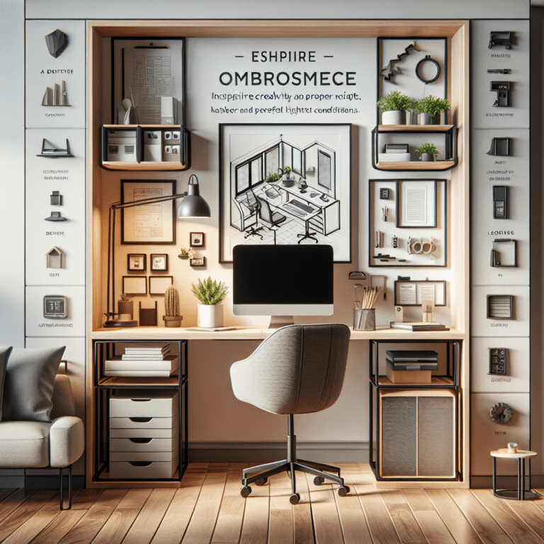 "Ergonomic Tips for Tiny Apartment Offices