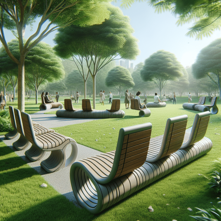 Ergonomic Benches for Shared Spaces