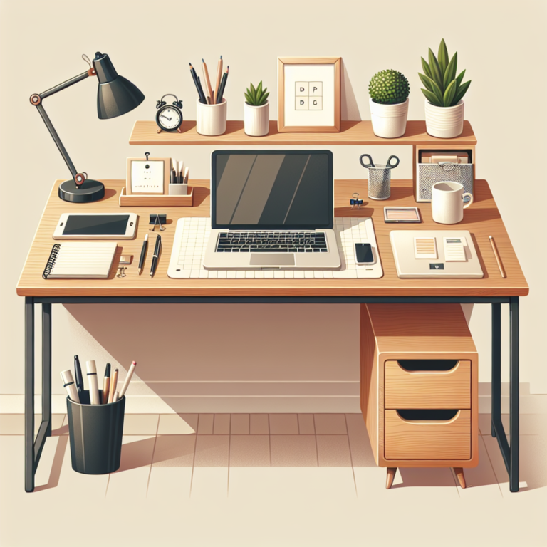 "Practical Tips for Keeping a Small Desk Tidy