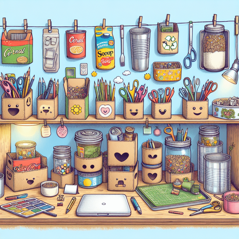 "DIY Desk Organizers for Compact Spaces